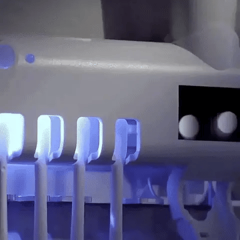 Esterilizador de Cepillo UV + Dispensador Exclusive® 3 en 1