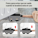 Soporte Con Ruedas para Electrodomésticos METALICO (2 UNIDADES)